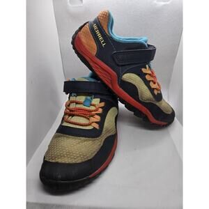 Merrell Boys 2M Lace Free Sneakers Travel Outdoor Training Colorful Trail Glove